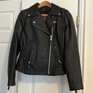 First classics Women’s black leather riding jacket